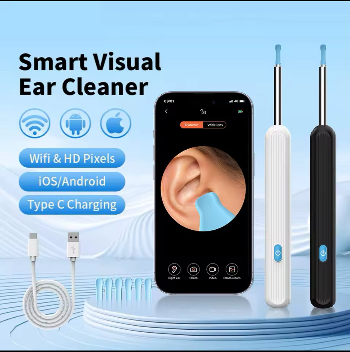 Visual Earwax Remover Tool